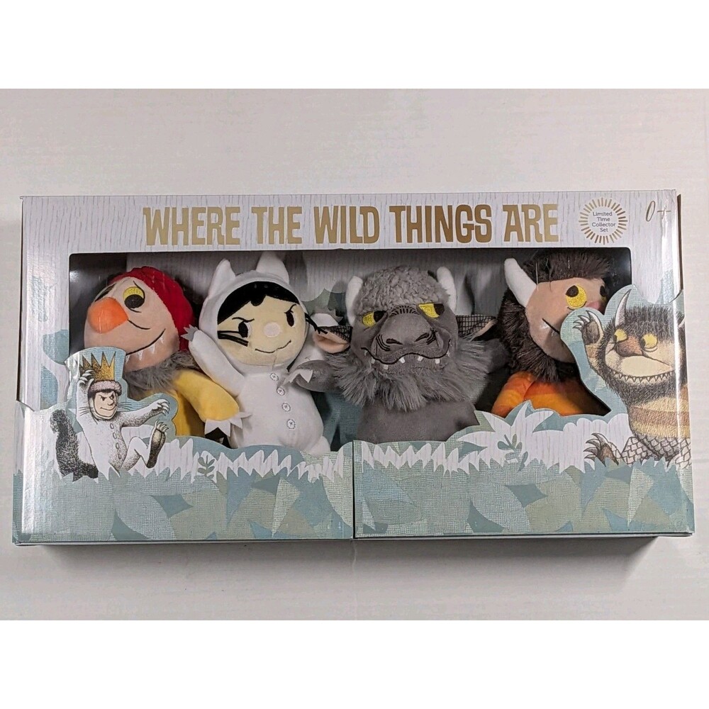 Where The Wild Things Are Plush Set Max Moishe Tzippy Bernard Limited Edition